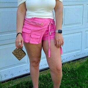 Stylish Pink Women's Shorts